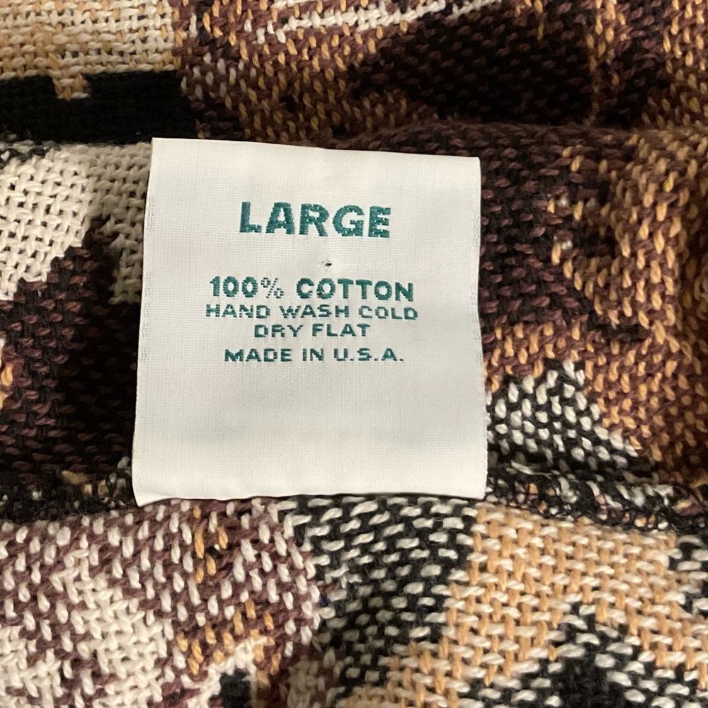 SUGAR STREET WEAVERS Cat Tapestry Knit Cardigan Sweater Jacket  L - Picture 11 of 14